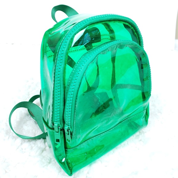 clear green bag